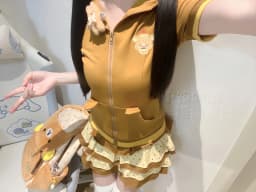 Bear Embroidered Short Sleeve Top Japanese Style Cute Soft Girl Summer Hooded Short Sleeve Zipper Jacket Women Slimming Top