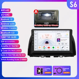 Hizpo 7862 Android 13 Car multimedia For Mazda CX5 CX-5 2012-2015 10.1" Vedio Player Autoradio GPS Navi Stereo 2din Head Unit BT