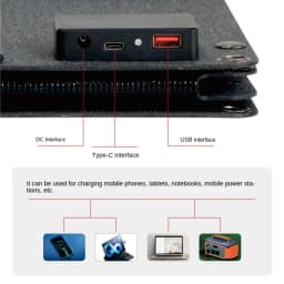 900W Solar Folding Panel Portable Camping Equipment Renogy USB PC Tablet Solar Charger Outdoor Power for Trip Hiking Generator