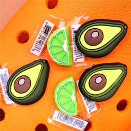 Original Various Fruit Designer Shoe Charms 5pcs/lot Clog Buckle Accessories Luxury Upper Jewelry Decorations Gift Preferred