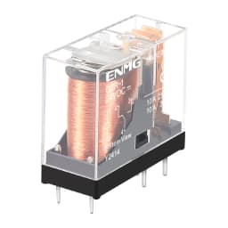 ENMG G2R-1 Ultra-Slim Electromagnetic Intermediate Relay DC24V 2NO 2NC DIN Rail Mount Industrial Automation Control Module Rail