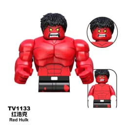 Blind Box Mini Building Blocks TV6204 Figures Big Goblin Spiderman Iron Man Venom Captain Hawk Deadpool Armor Christmas Gift Toy