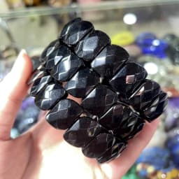 New 10X12MM Natural Stone S-shaped Amethyst Agate Tiger Eye Crystal Bracelet for Men and Women, Simple and Fashionable Jewelry