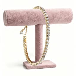2026 New 925 Silver Women's Studded Chain Eternal Sparkling Snow Tennis Bracelet Display Tool DIY Exquisite Charm Jewelry