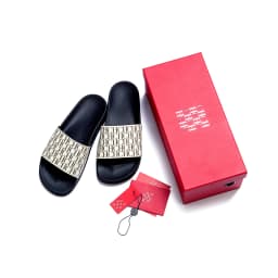 CHHC Female Flip Flops Letter Printing Multi Scene Silicone Beach Slippers Waterproof Summer Outdoor Sandals