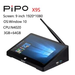 2026 New Pipo X9/X9S Windows 10 Mini PC Intel Quad Core J4005 4G/64G Tablet PC 9 Inch 1920*1080 Touch IPS Screen Laptop MINI PC