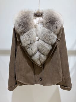 Winter Warm Women Real Fox Fur Collar Down Jacket Outerwear Casual Goose Down Coat Puffer Jacket Streetwear Female Overcoat