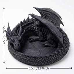New Creative Gothic 3D Printing Dragon Tray Dark Style Plastic Jewelry Storage Tray Decorative Desktop Organizer Key Holder