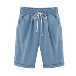 Summer Female Five Pants Thin Outer Wear Pants Women Slacks Casual Pants Harem Pants Beach Wear