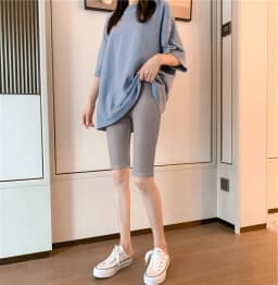 Thin Five-Point Modal Ice Silk Tight Safety Pants Women's Shorts Summer Elastic Breathable Anti-Light Bottoming Trousers