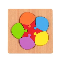 High Quality Wooden Geometric Shapes Early Cognition Puzzles Board Math Game Montessori Baby Learning Educational For Kids Toys