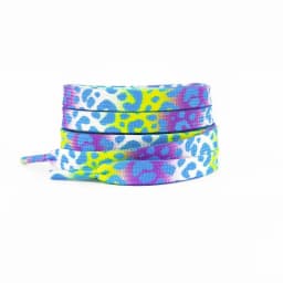 1Pair Flat Shoelaces for Sneakers Color Leopard Print Tie-dye Gradient Shoelace Rope Men Women for Canvas Shoe Laces Shoestrings