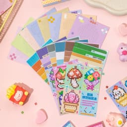 Cute Cartoon Mini Bean Die Cut Stickers Book - 23/92 Sheets Handmade Dairy Stickers Decorative Scrapbooking Japanese Stationery