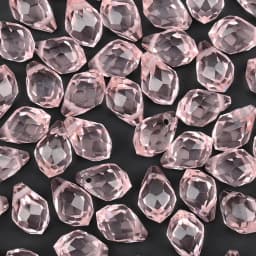 Austrian Crystal Teardrop Glass Beads 50pcs Briolette Waterdrop Pendant Loose Beads for Jewelry Making Bracelet DIY