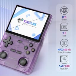 KINHANK K36 Retro Handheld Video Game Console 500nit 3.5 Inch IPS Screen 16000 Games Emulator for PS1/PSP/DC/N64/SS