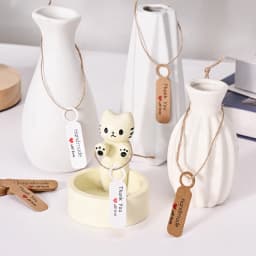 Kraft Paper Tags With Strings Handmade With Hang Garment Tags For Jewelry Crafts Price Candy/Gift/Cookies Display Label Card