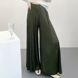 Miyake Pleated Wide-Leg Pants 2026 New Straight-Leg Pleated High-Waisted Drapey Casual Wide-Leg Trousers Women Lightweight Pants