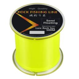 500m Semi Floating Rock Fishing Line High Quality Wear Resistant Nylon Line Resistance Equipment For Lure Sea Fishing