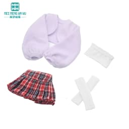 Fashion New Puff Sleeve Knit Jacket Set for Blyth Doll Azone OB23 OB24 Doll Accessories
