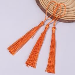 30pcs 13cm Hanging Rope Polyester Tassel Fringe Soft Flossy Tassel For DIY Bookmark Keychain Pendants Jewelry Making Accessories