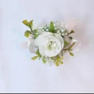 White Brooches Man Suit Shirt Collar Lapel Pin Brooch Pins Wedding Party Accessories Bridesmaid Bracelet Flowers Corsages Flower