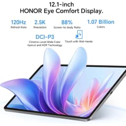 HONOR Pad 10,EU Version WIFI Tablet, 10100mAh Battery,12.1-inch 120Hz 2.5K HONOR Eye Comfort Display,Snapdragon 7 Gen 3 Chipset,8GB+256GB ,HONOR Android Tablet