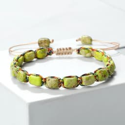 Bohemian Imperial Stone Beaded Bracelet Handmade Braided String Bangles Friendship Jewelry Gift Vintage Design Strand Bracelets