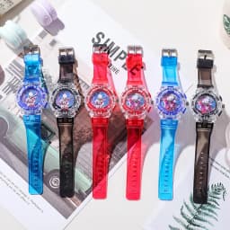 Children's Luminous Watches Cute 3D Cartoon Pattern Kids Watch Casual Silicone Band Child Quartz Clock Gift Relojes Para Niños