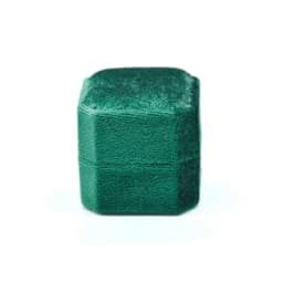 Octagonal Velvet Ring Box Single Double Three Slot Wedding Engagement Ring Box Earring Storage Box Elegant Retro