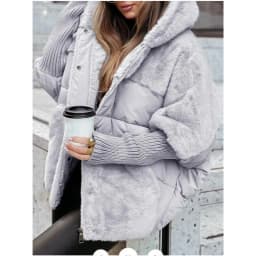 Autumn Winter Women Hooded Patchwork Warm Cotton Coat 2025 New Women Cotton Padded Jacket Oversize Outerwear Women Parka Coat