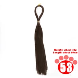80CM 1/3 1/4 1/6 SD Doll Hair Accessories Salon Ob Heat Resistant Doll Wig Hair Hand Woven Modified DIY Hair Grafting Hair