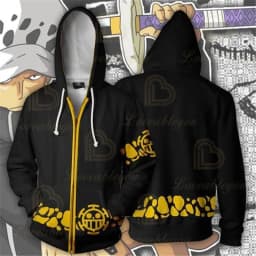 Anime One P Hoodies 3D Print Pullover Sweatshirt Monkey D Luffy Ace Sabo Shanks Law Battle Tracksuit Outfit Casual Outerwear