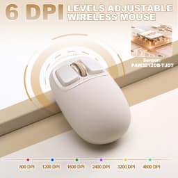 YUNZll C1 Silicone Wireless Mouse, Tri-Mode Bluetooth Mouse, Optical Tracking,Customize Mice for Laptop, Computer, iPad, MacBook