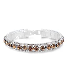 New Arrival 925 Sterling Silver Silve Women Classic Jewelry Holiday Gift Clear Red Cubic Zircon Bracelet& Bangle Wholesale