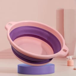 Portable Foldable Laundry Basin Plastic Travel Folding Wash Basin Safe Durable Foldable Wash Basin Bathroom Household Supplies