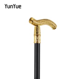 Luxury Gold Flower Wheatear Pattern Fashion Walking Stick Lady Party Decorative Cane Gentlemen Elegant Walking Stick Cosplay 93