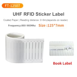 1000pcs UHF RFID Label 73x20mm Passive Sticker Paper Label Tag 860Mhz 960Mhz Long Range Label for Warehouse Manage UHF RFID