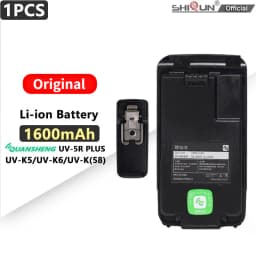 UV 5R Plus Li-ion Battery Quansheng DC 7.2V 3800mAh Battery BPK5 For UV-K6 Walkie Talkie UV K5 UV K58 Two Way Radio Rechargeable