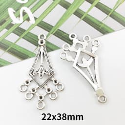 20PCS Retro Ethnic Hanging Head Earrings Connector For Jewelry Making Bracelet Necklace Connecting Link DIY Accessories Supplies