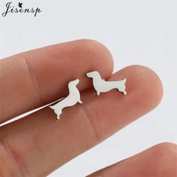 Cartoon Animal Earings Multiple Stainless Steel Cat Stud Earring for Women Girls Small Dog Paw Ear Studs Funny Jewelry Oorbellen