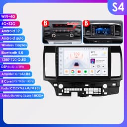 4G Carplay Android Auto Multimedia for Mitsubishi Lancer 2007-2017 Autoradio car intelligent systems 2din Screen 7862 Head Unit