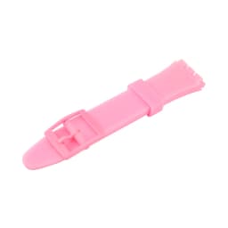 Watch strap accessories compatible for Swatch 17mm19mm colorful silicone rubber waterproof wristband bracelet for men and women