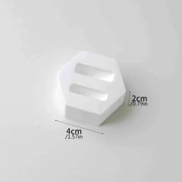 Gypsum white ring display stand holder ,Jewelry organizer props . couple ring display holders case , creative earrings box