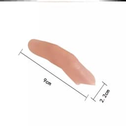 Advanced Realistic Silicone Finger Prosthetic Magic Props Thumb Protective Handware Simulation Magic Tricks Performance Tools
