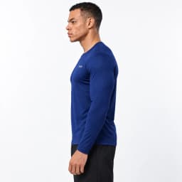 Men's Ice Silk Long Sleeve T-Shirt Quick Dry Breathable Lightweight Cooling Gym Running Fitness Outdoor Casual Sports Top