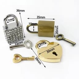 1-5Sets Deepeel Metal Lock Buckle for Handbag Purse Turn Twist Clasp Wallet Closure Snap Locks Decoration Hardware Accessories