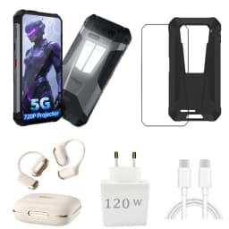 Unihertz 8849 Tank 2 PRO Rugged Smartphone Android 14 with Projector 24GB 512GB Mobile Phone 23800mAh 120W charger 6.79" Display 120HZ Phone