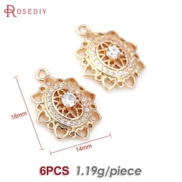 High Quality 18K Gold Color Brass and Zircon More Style Earrings Connect Charms Pendants Jewelry Making Diy Findings Accessories