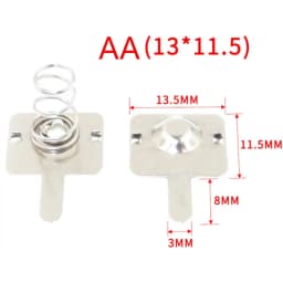 20PCS DIY Toy Remote Control Accessories Spring Sheet AA/AAA Contact Sheet Battery Box Positive And Negative Sheets