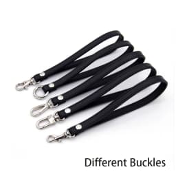 Genuine Leather Clutch Bag Wristlet Strap Buckle Hand Strap, Leather Camera Strap Bag Leather Handle